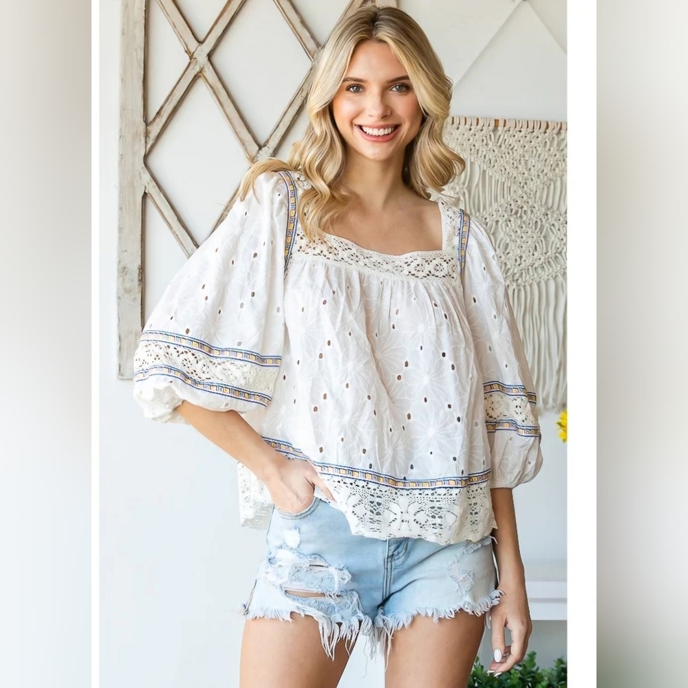 Ollie & Hali cotton top